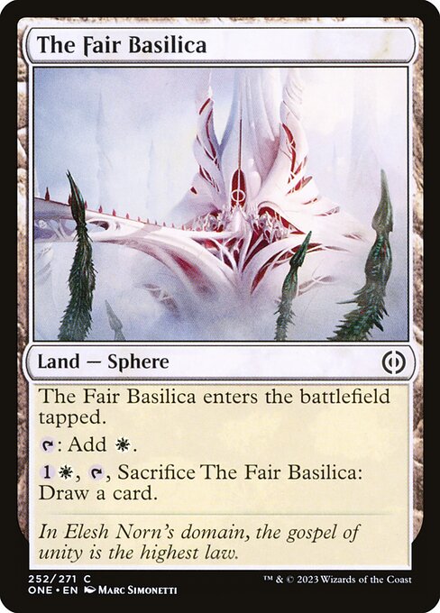 The Fair Basilica (252) (Foil) - Phyrexia: All Will Be One - Game On