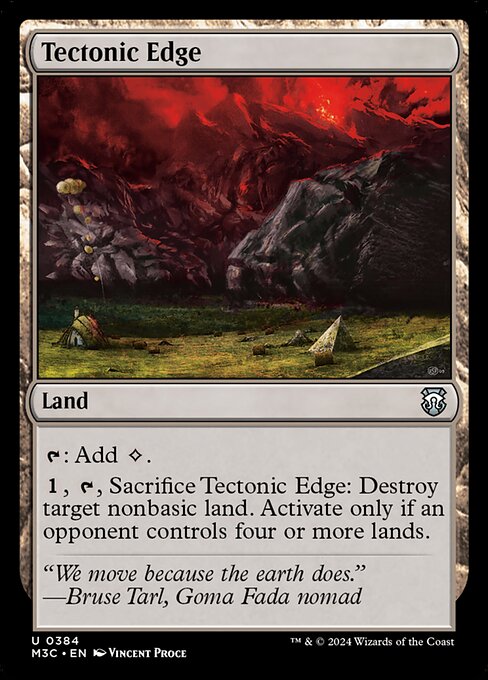 Tectonic Edge (384) - Modern Horizons 3 Commander - Game On