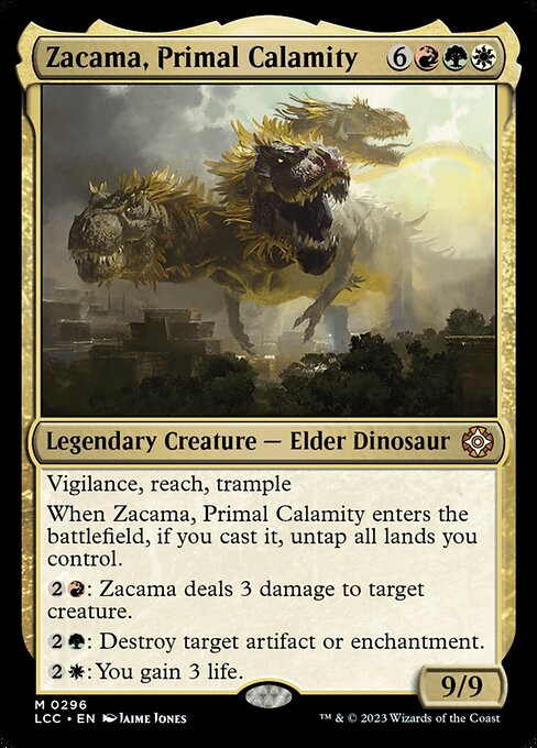 Zacama, Primal Calamity (296) - The Lost Caverns of Ixalan Commander - Game On