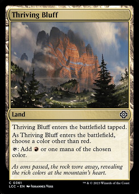 Thriving Bluff (361) - The Lost Caverns of Ixalan Commander - Game On