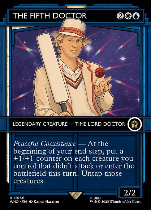 The Fifth Doctor (556) - BORDERLESS (Foil) - Doctor Who - Game On