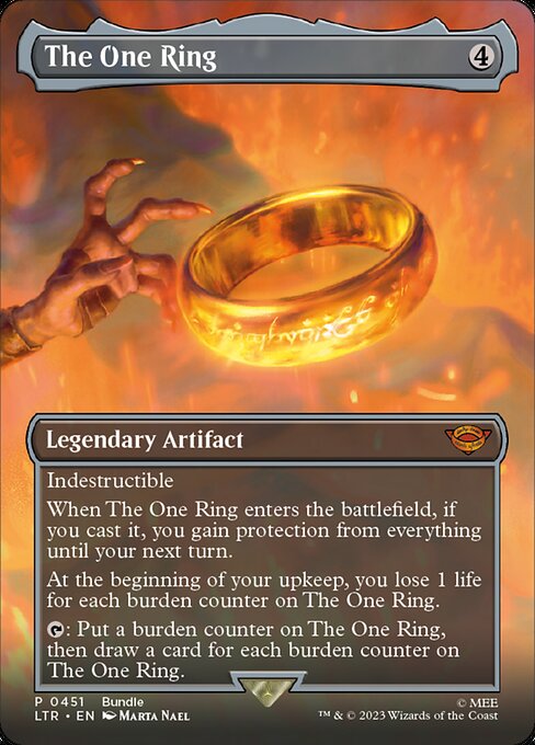 The One Ring (451) - BORDERLESS - FULL ART - The Lord of the Rings: Tales of Middle-earth - Game On