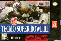 Tecmo Super Bowl III - Super Nintendo (Loose (Game Only)) - Game On