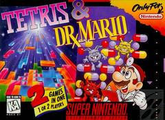 Tetris and Dr. Mario - Super Nintendo (Loose (Game Only)) - Game On