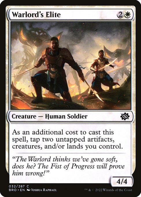 Warlord's Elite (32) (Foil) - The Brothers' War - Game On