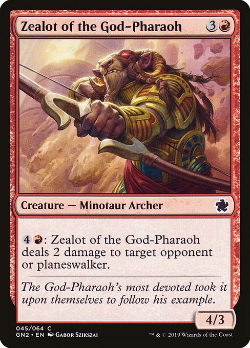 Zealot of the God-Pharaoh (45) - Game Night 2019 - Game On