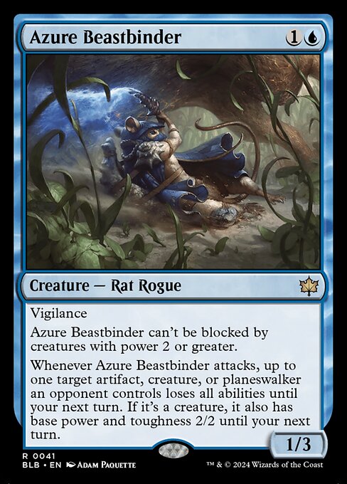 Azure Beastbinder (41) (Foil) - Bloomburrow - Game On