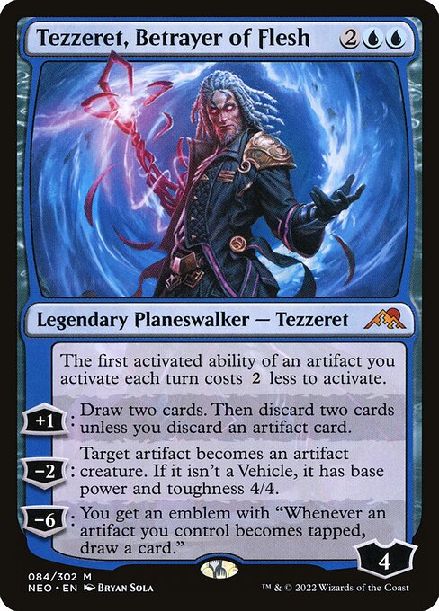 Tezzeret, Betrayer of Flesh (84) (Foil) - Kamigawa: Neon Dynasty - Game On