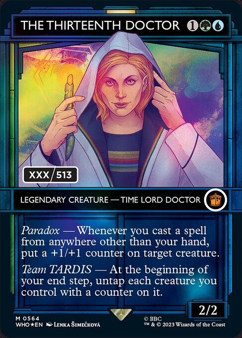 The Thirteenth Doctor (564z) - BORDERLESS (Foil) - Doctor Who - Game On