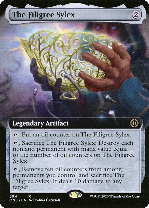 The Filigree Sylex (394) - EXTENDED ART (Foil) - Phyrexia: All Will Be One - Game On