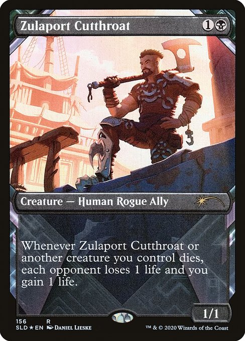 Zulaport Cutthroat (156) - SHOWCASE - FULL ART (Foil) - Secret Lair Drop - Game On