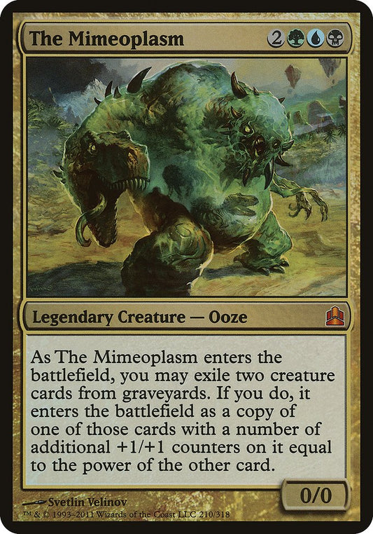 The Mimeoplasm (210) - OVERSIZE (Foil) - Commander 2011 Oversized - Game On