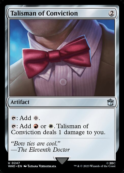 Talisman of Conviction (247) (Foil) - Doctor Who - Game On