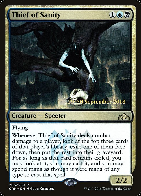 Thief of Sanity (205s) (Foil) - Guilds of Ravnica Promos - Game On