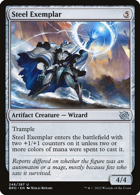 Steel Exemplar (246) (Foil) - The Brothers' War - Game On