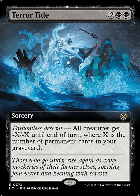 Terror Tide (372) - EXTENDED ART (Foil) - The Lost Caverns of Ixalan - Game On