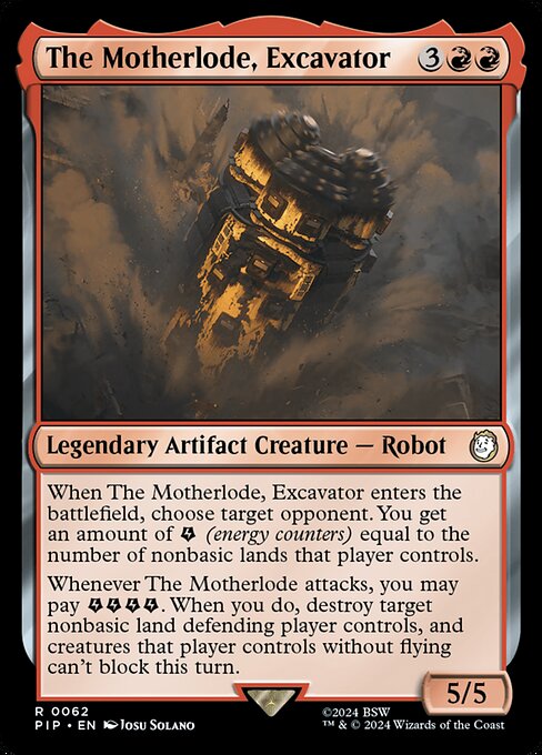 The Motherlode, Excavator (62) (Foil) - Fallout - Game On