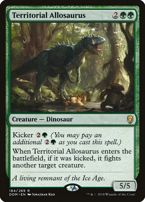 Territorial Allosaurus (184) (Foil) - Dominaria - Game On