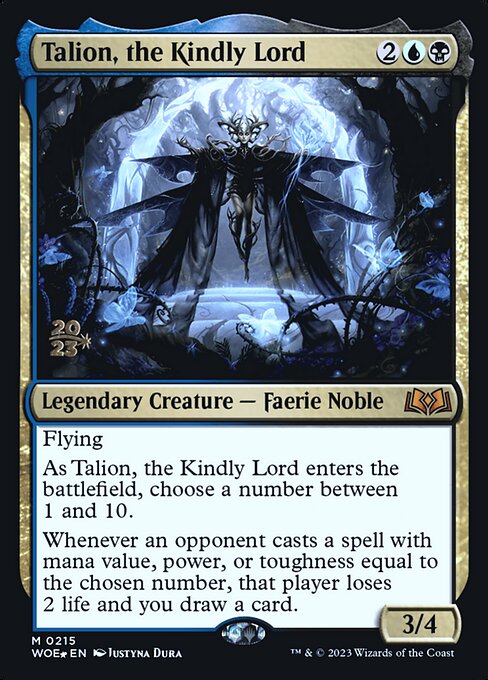 Talion, the Kindly Lord (215s) (Foil) - Wilds of Eldraine Promos - Game On