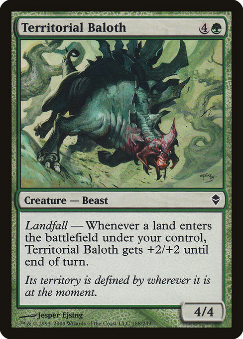 Territorial Baloth (188) (Foil) - Zendikar - Game On