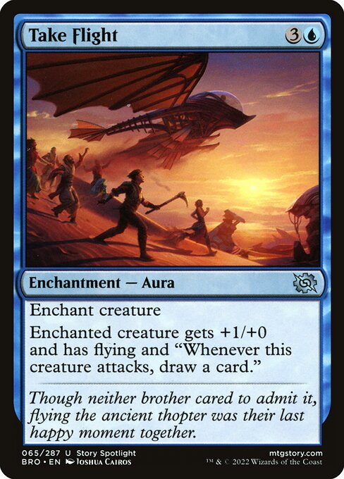 Take Flight (65) (Foil) - The Brothers' War - Game On