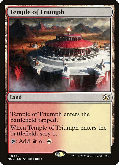 Temple of Triumph (438) - March of the Machine Commander - Game On