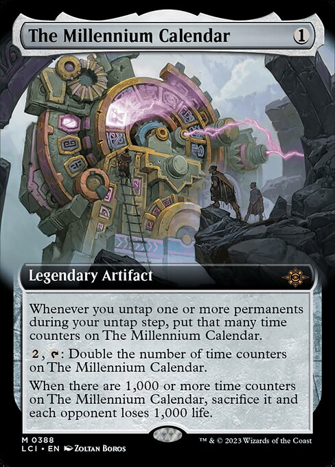 The Millennium Calendar (388) - EXTENDED ART - The Lost Caverns of Ixalan - Game On