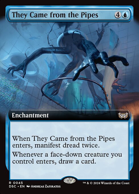 They Came from the Pipes (45) - EXTENDED ART - Duskmourn: House of Horror Commander - Game On