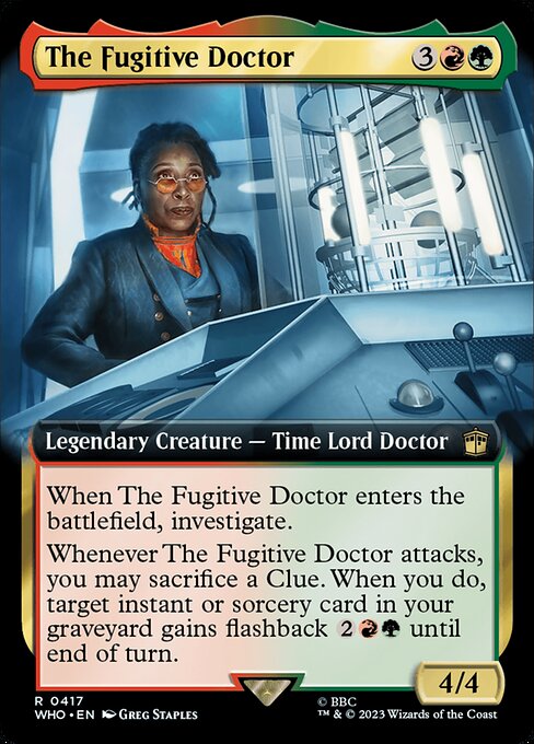 The Fugitive Doctor (417) - EXTENDED ART - Doctor Who - Game On