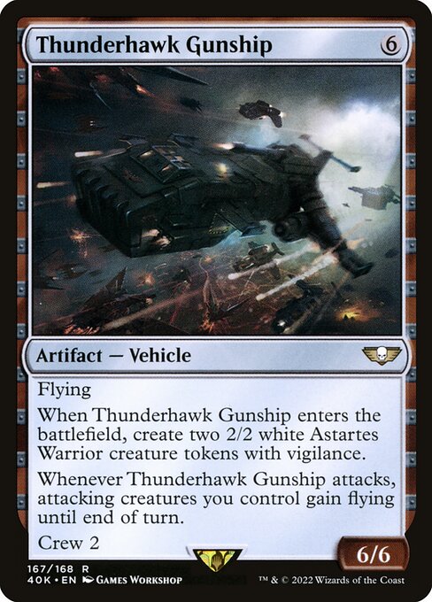 Thunderhawk Gunship (167) - Warhammer 40,000 Commander - Game On