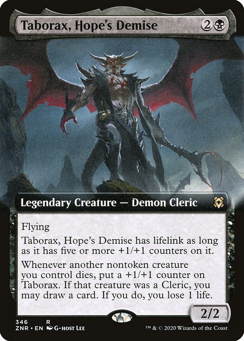 Taborax, Hope's Demise (346) - EXTENDED ART - Zendikar Rising - Game On