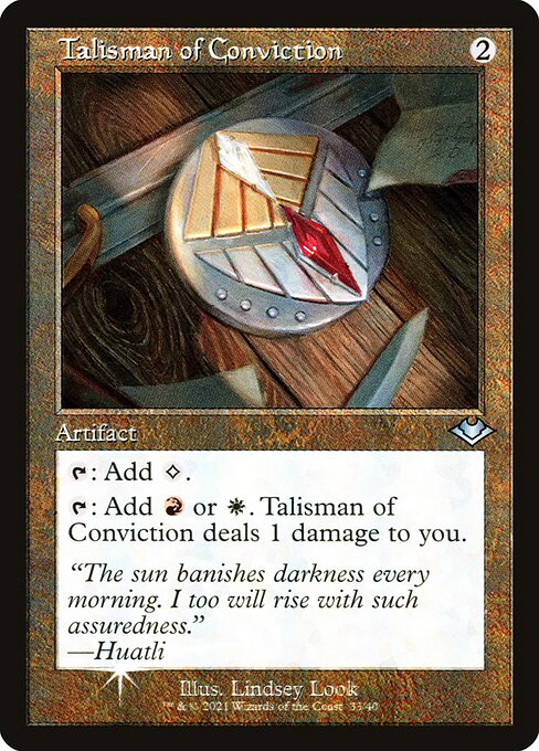 Talisman of Conviction (33) (Foil) - Modern Horizons 1 Timeshifts - Game On