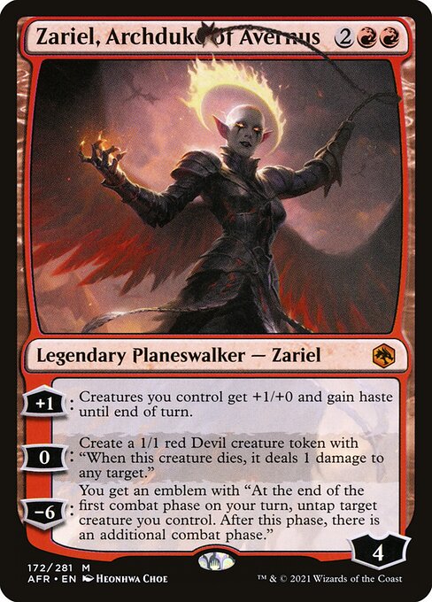 Zariel, Archduke of Avernus (172) (Foil) - Adventures in the Forgotten Realms - Game On