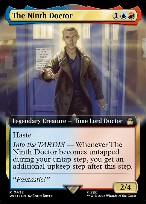 The Ninth Doctor (432) - EXTENDED ART (Foil) - Doctor Who - Game On