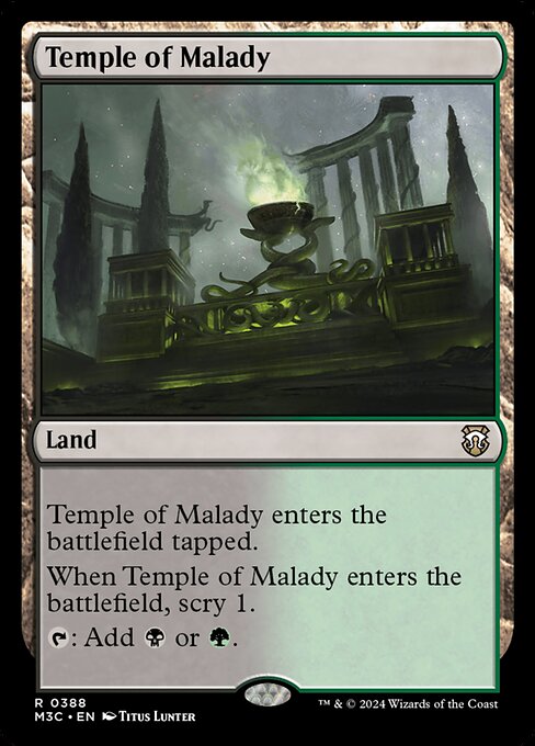 Temple of Malady (388) - Modern Horizons 3 Commander - Game On