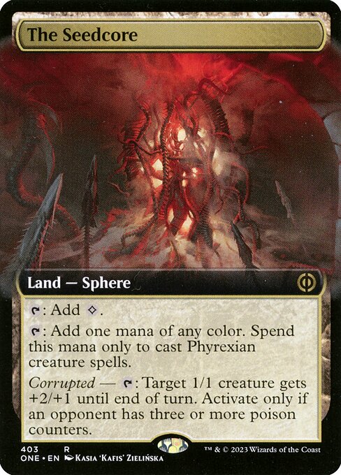 The Seedcore (403) - EXTENDED ART (Foil) - Phyrexia: All Will Be One - Game On