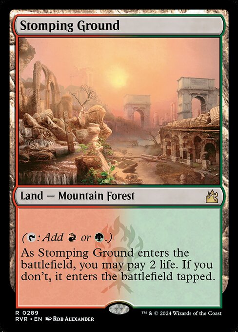 Stomping Ground (289) (Foil) - Ravnica Remastered - Game On