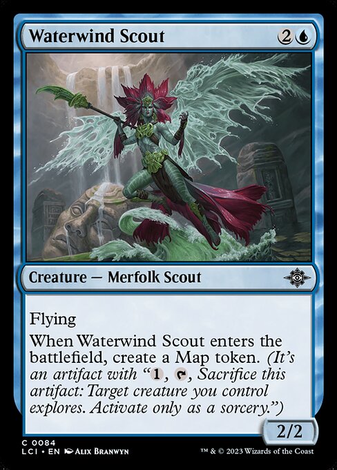 Waterwind Scout (84) (Foil) - The Lost Caverns of Ixalan - Game On