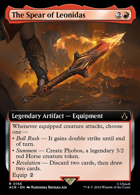 The Spear of Leonidas (165) - EXTENDED ART (Foil) - Assassin's Creed - Game On