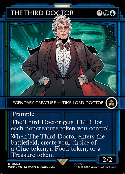 The Third Doctor (554) - BORDERLESS (Foil) - Doctor Who - Game On