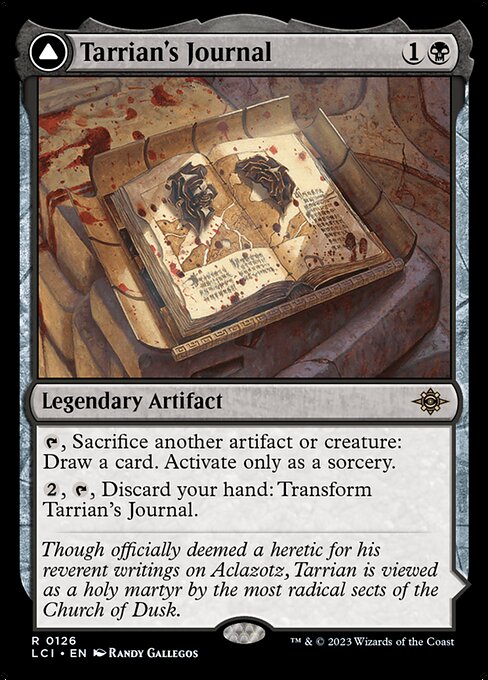 Tarrian's Journal // The Tomb of Aclazotz (126) (Foil) - The Lost Caverns of Ixalan - Game On