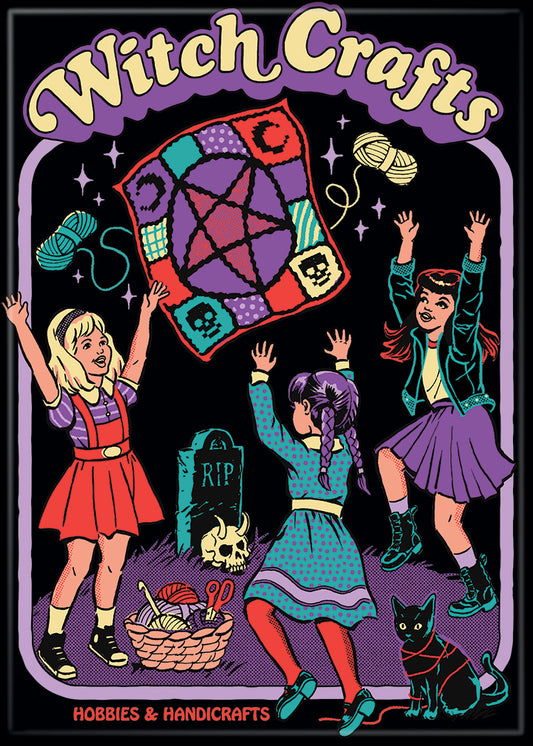 Steven Rhodes Witch Crafts Magnet - Game On