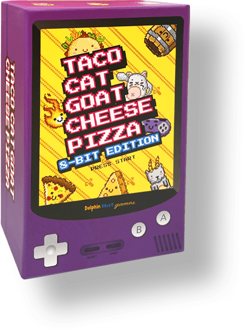 Taco Cat Goat Cheese Pizza - 8bit - Party Games - Game On