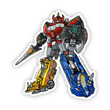 The Megazord Sticker - Game On