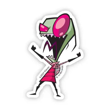 The Zim and Gir Sticker - Game On