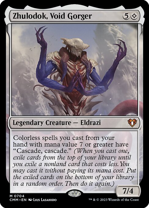 Zhulodok, Void Gorger (704) (Foil) - Commander Masters - Game On