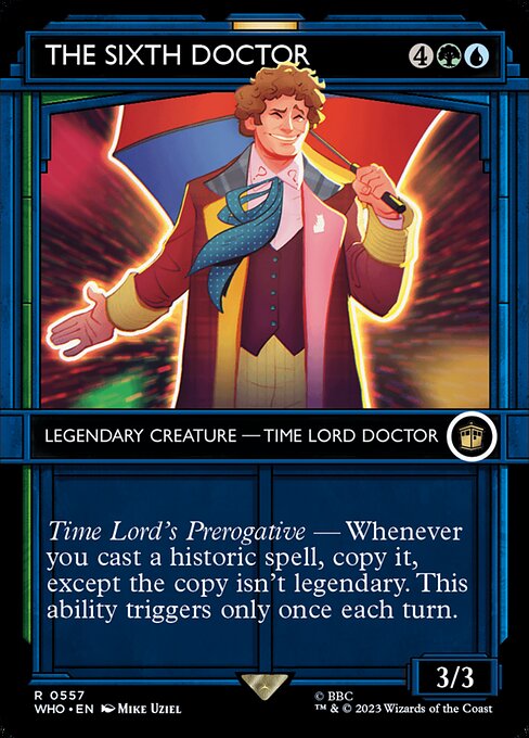 The Sixth Doctor (557) - BORDERLESS (Foil) - Doctor Who - Game On