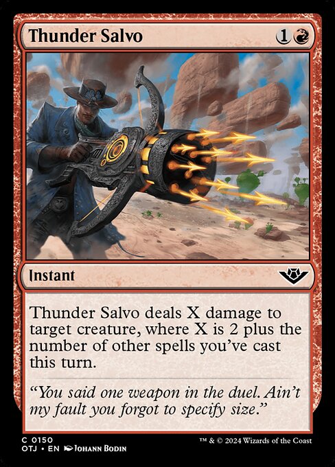 Thunder Salvo (150) - Outlaws of Thunder Junction - Game On