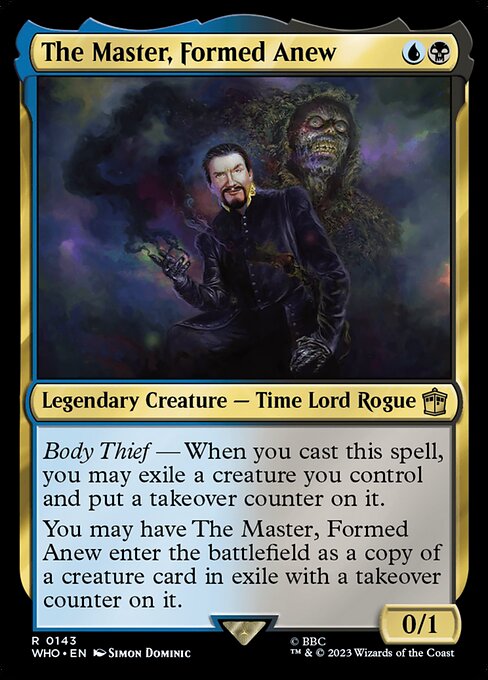 The Master, Formed Anew (143) (Foil) - Doctor Who - Game On