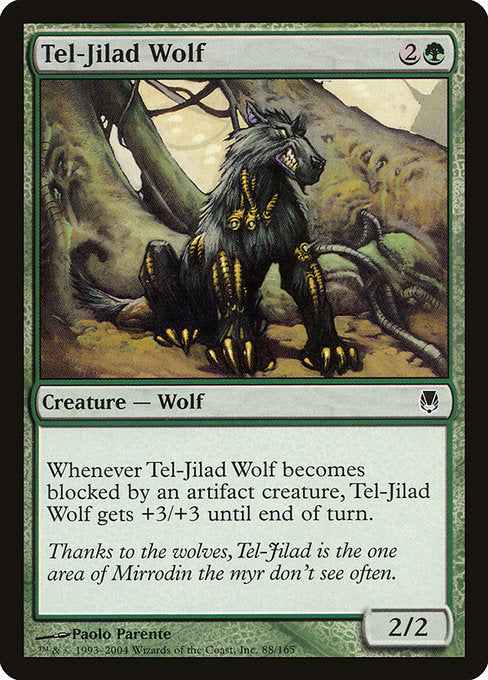 Tel-Jilad Wolf (88) (Foil) - Darksteel - Game On